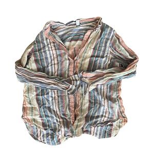 L.L. Bean Linen Button Up